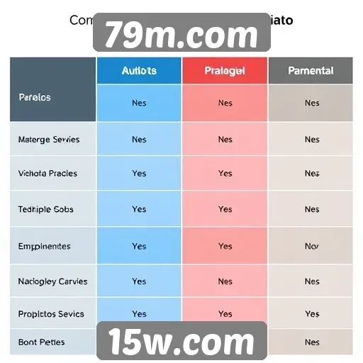 Comparativo entre 79m.com e concorrentes do setor